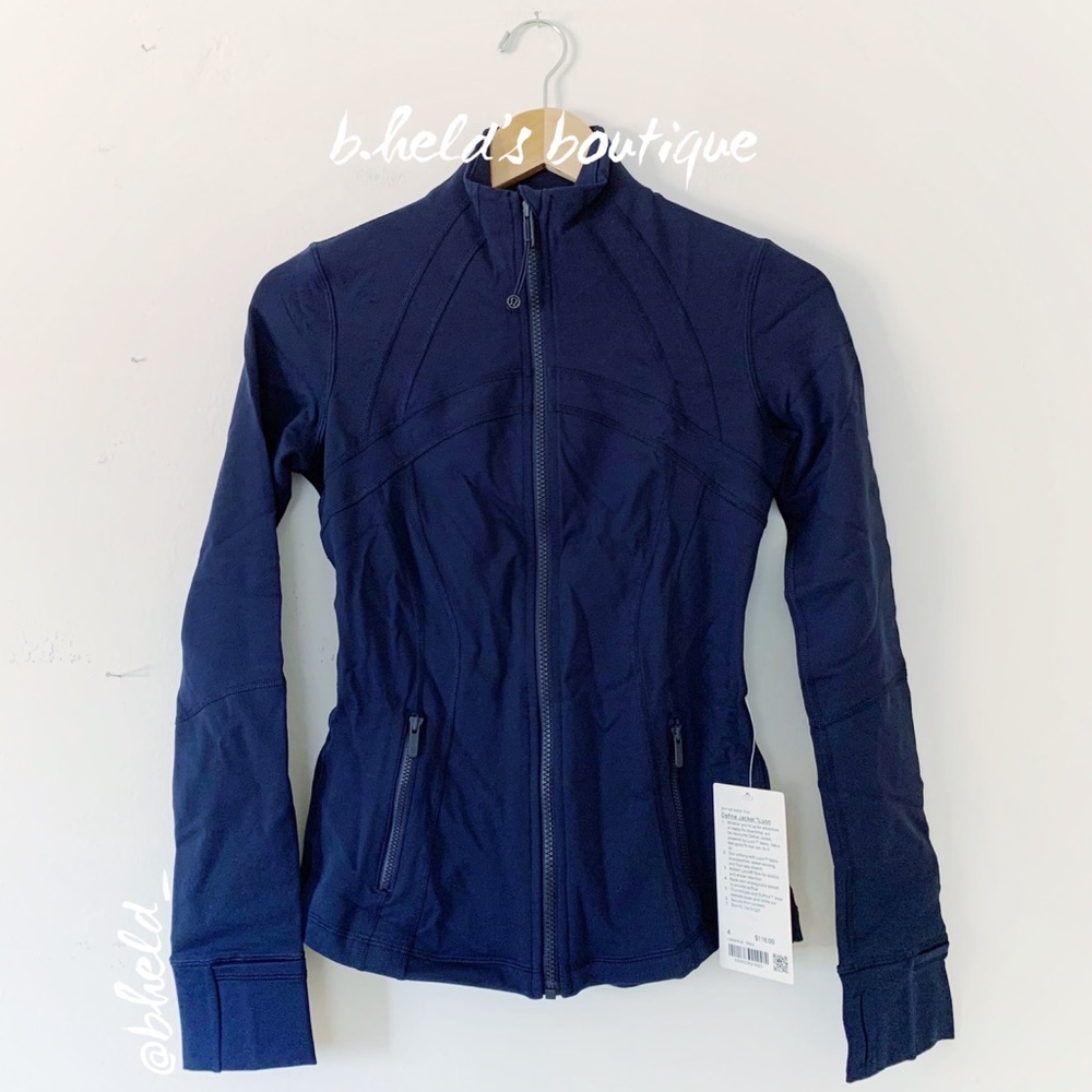 lululemon Define Jacket *Luon in True Navy Blue Size 4 Brand New NWT